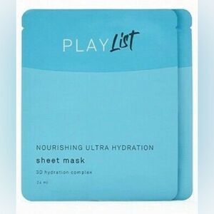 NWT Play List Nourishing Ultra Hydration Sheet Mask 3D Hydration Complex